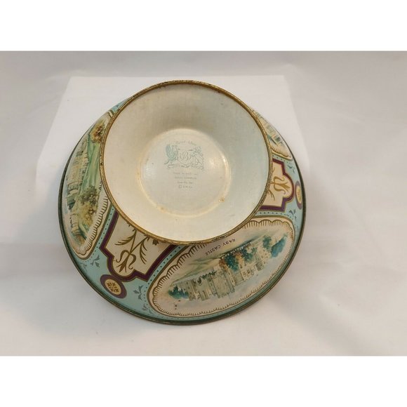 Vintage Metal/Tin Regal Compote - Bowl/Dish-Baret Ware England Windsor Castle - Picture 8 of 11